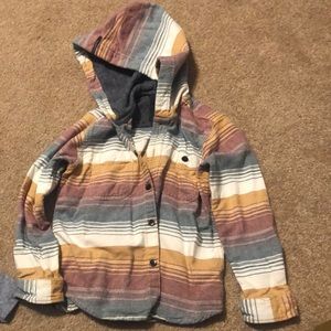 Kids Billabong button up hoody